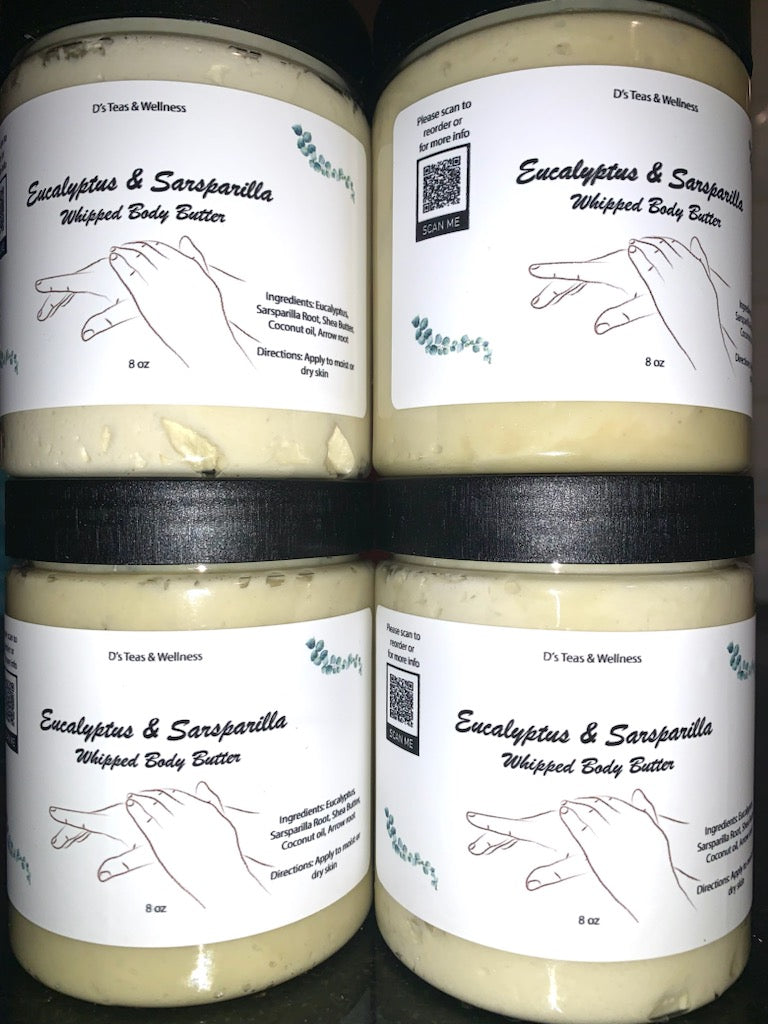 Eucalyptus & Sarsparilla Whipped Body Butter